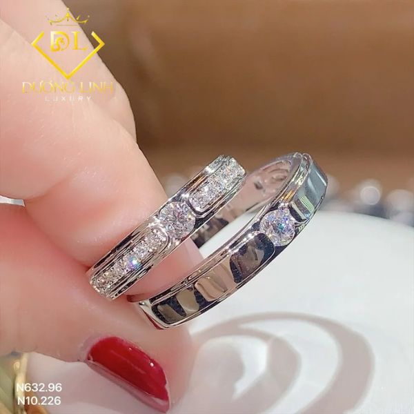 Nhẫn Cưới Cặp Kim Cương N632.96